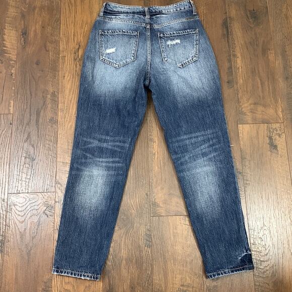 KanCan Beatrice Ultra High Rise Distressed/Ripped Boyfriend Jeans - Picture 6 of 7